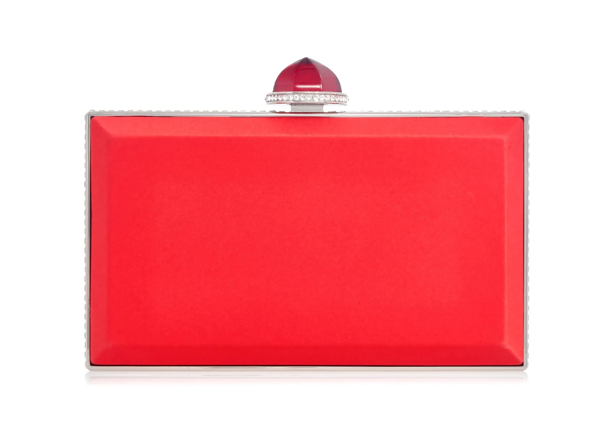 Skylar Satin Crimson*Judith Leiber Hot