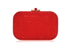 Slide Lock Crimson*Judith Leiber Hot