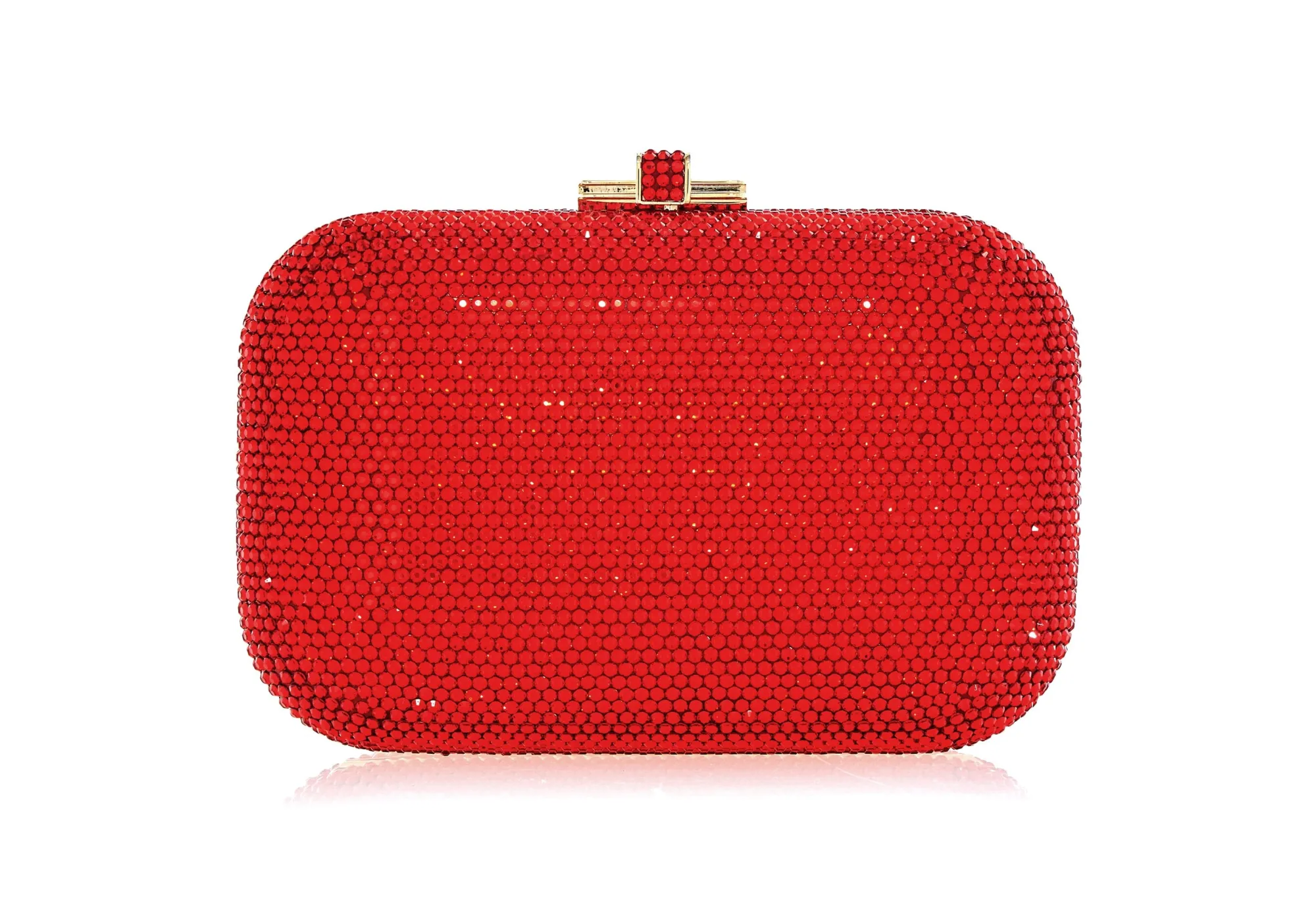 Slide Lock Red*Judith Leiber Outlet