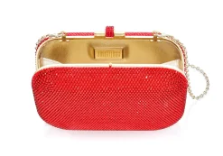 Slide Lock Red*Judith Leiber Outlet