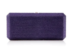 Slim Rectangle Purple*Judith Leiber Clearance