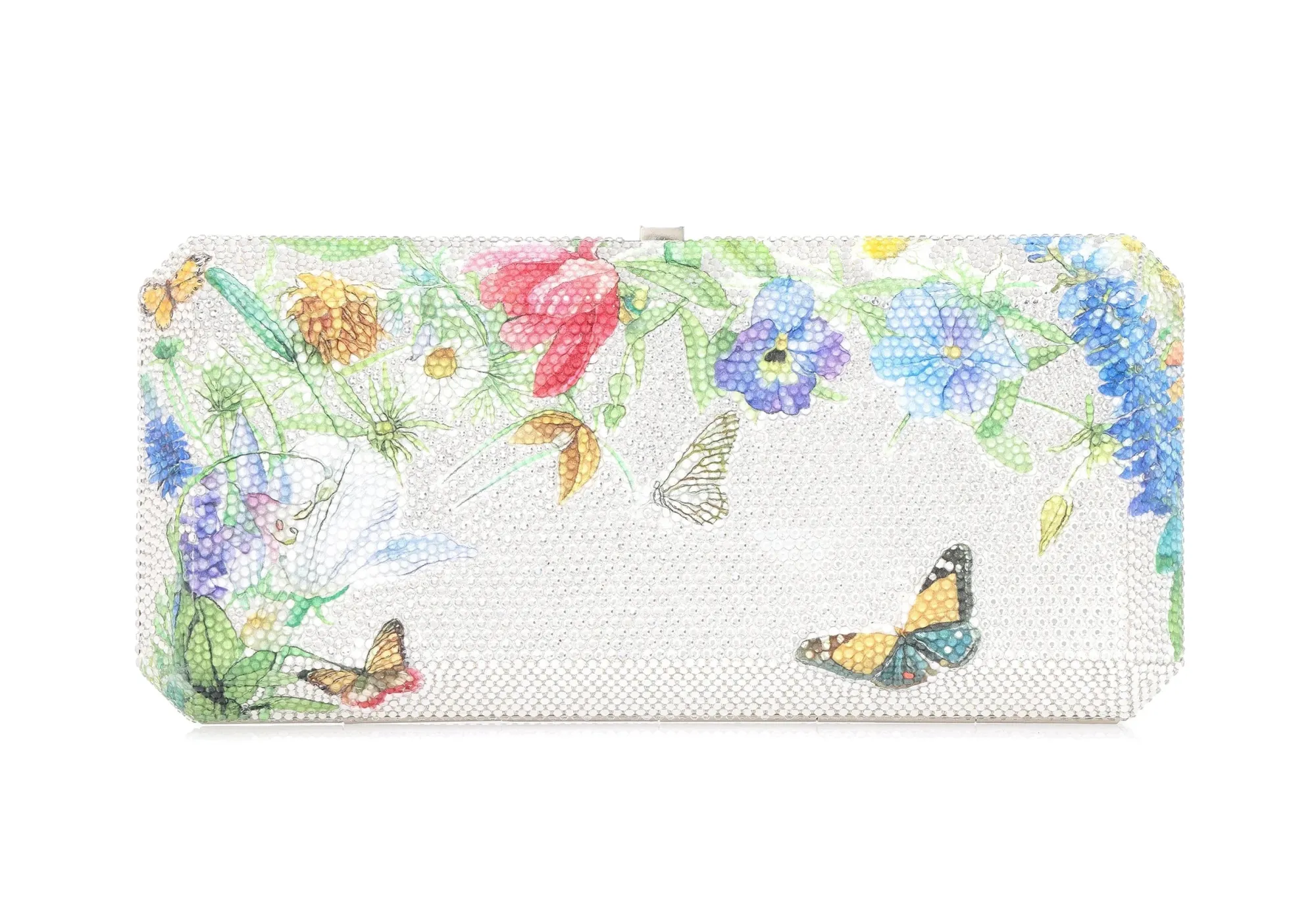 Slim Rectangle Wildflowers*Judith Leiber Clearance