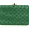 Slim Slide Green Designer Bag*Judith Leiber Online
