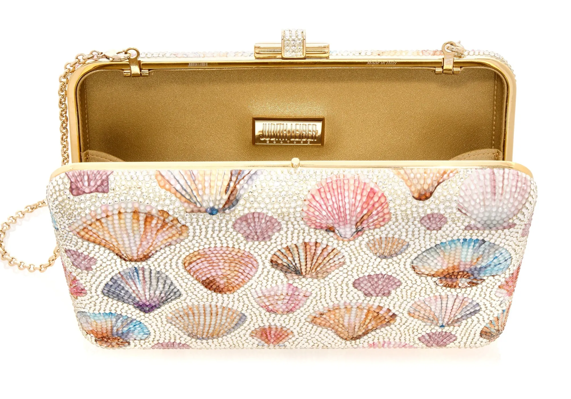 Slim Slide Shell Beachcomber*Judith Leiber Sale