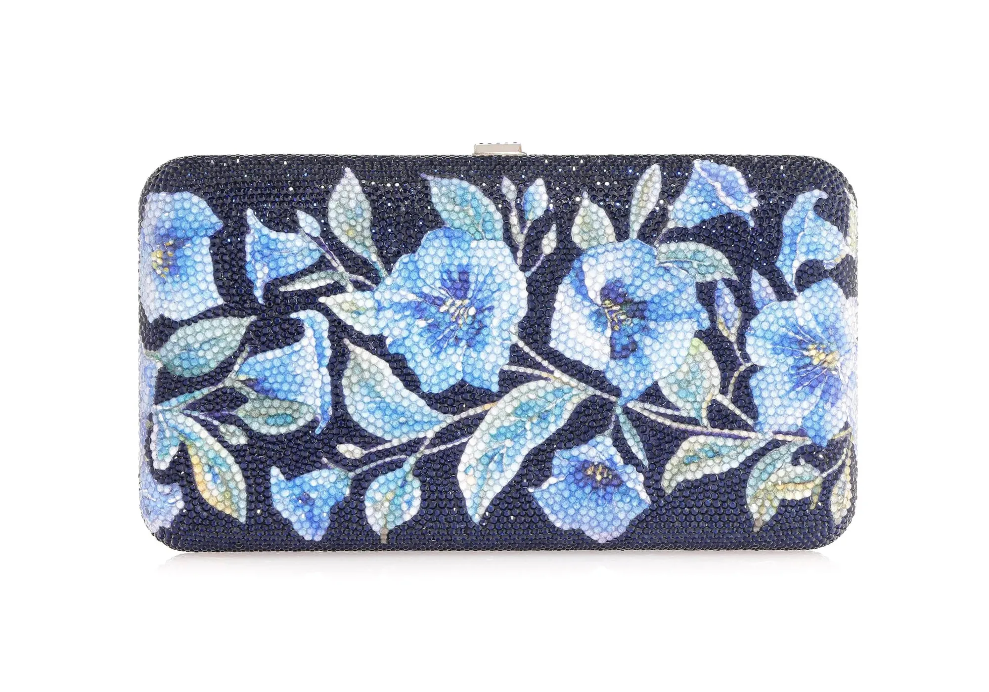 Smooth Rectangle Bluebelle*Judith Leiber New