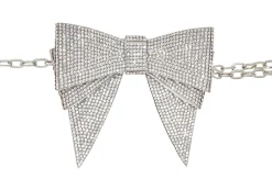 Soft Bow Belt Silver*Judith Leiber Best