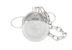 Sphere Ball and Chain Silver*Judith Leiber Discount