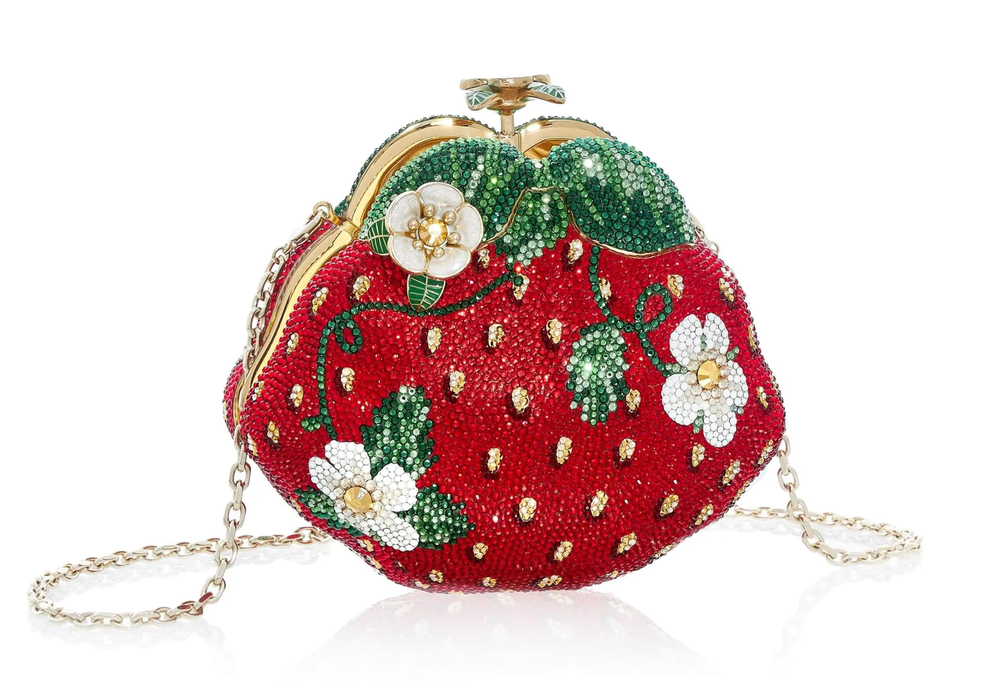 Strawberry Clutch*Judith Leiber New