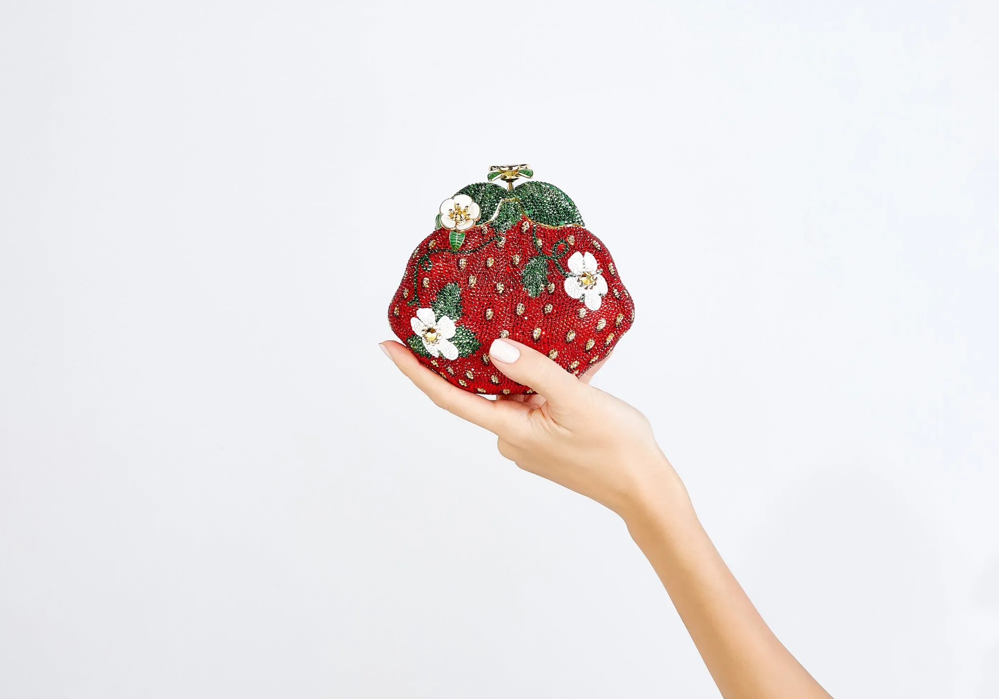 Strawberry Clutch*Judith Leiber New