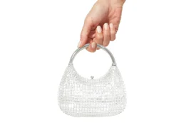 Top Handle Squares Clutch Silver*Judith Leiber Sale