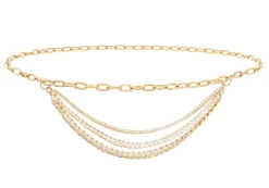 Triple Chain Belt Champagne*Judith Leiber Fashion