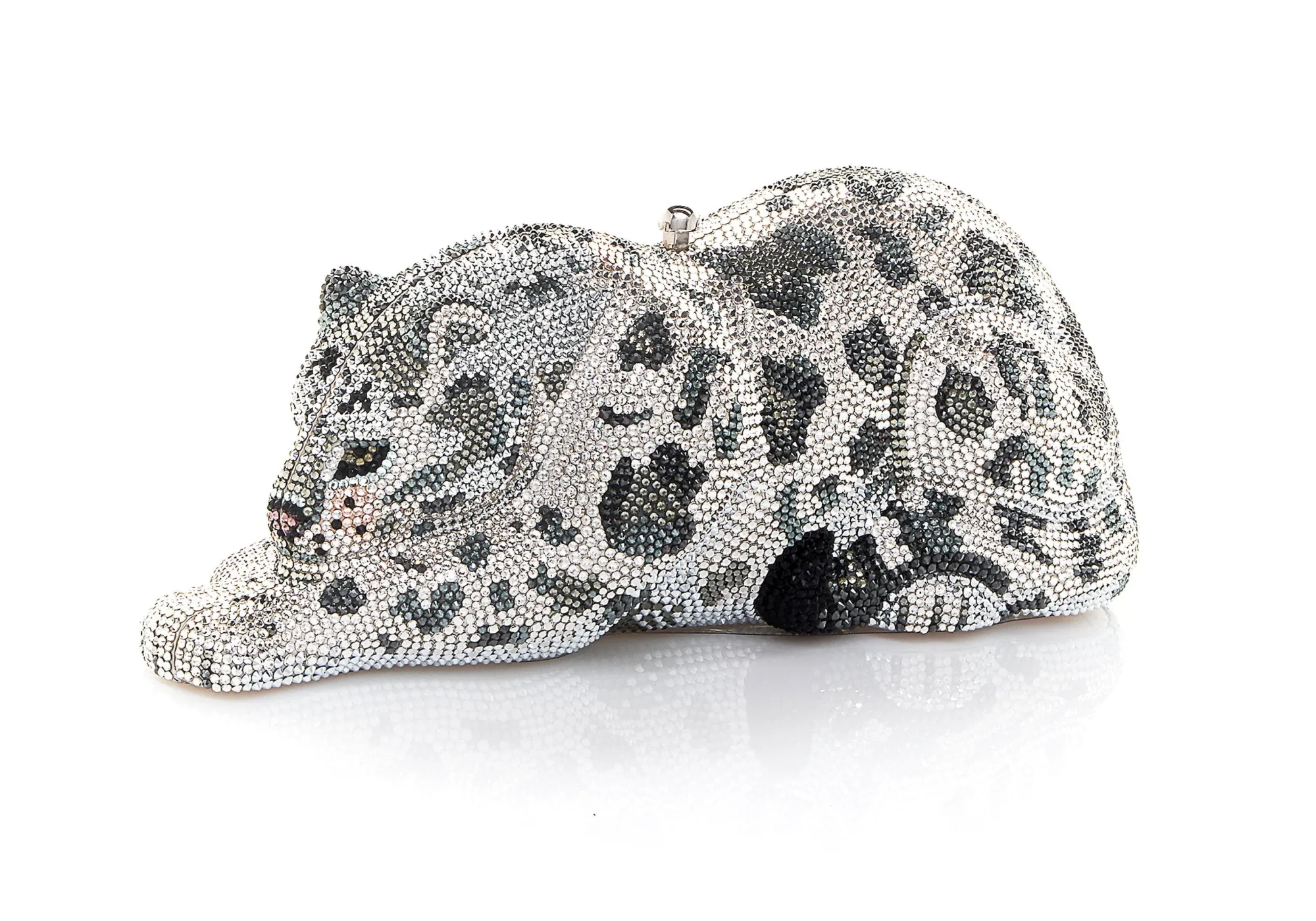 Wildcat Snow Leopard*Judith Leiber Discount