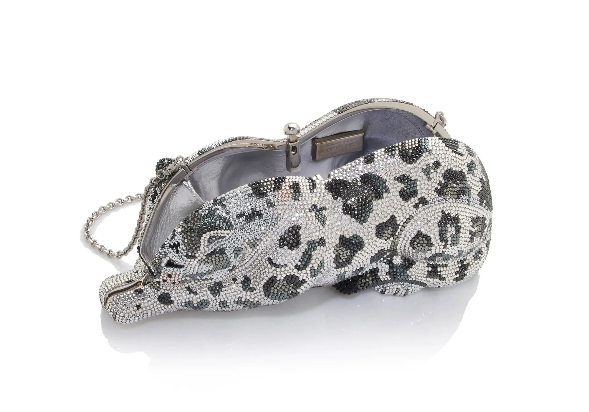 Wildcat Snow Leopard*Judith Leiber Discount
